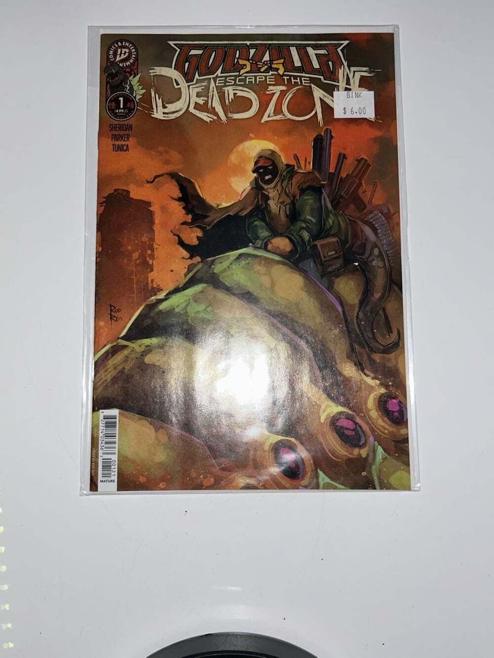 Godzilla Escape The Dead Zone #1 IDW Comic Book